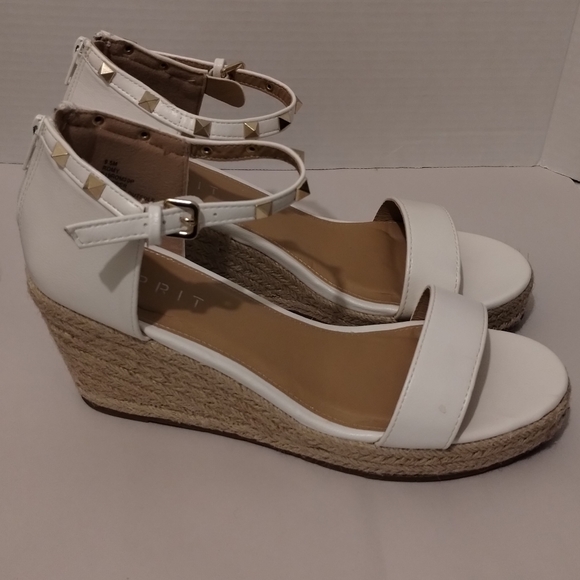 Esprit Romy Studded Espadrille Wedge Sandals - Picture 6 of 15